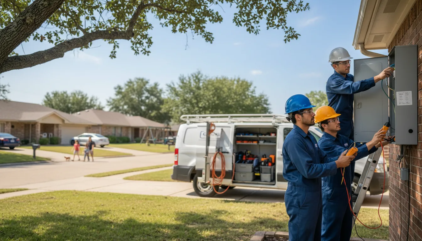 Certified electrician providing emergency electrical services in Logansport, LA